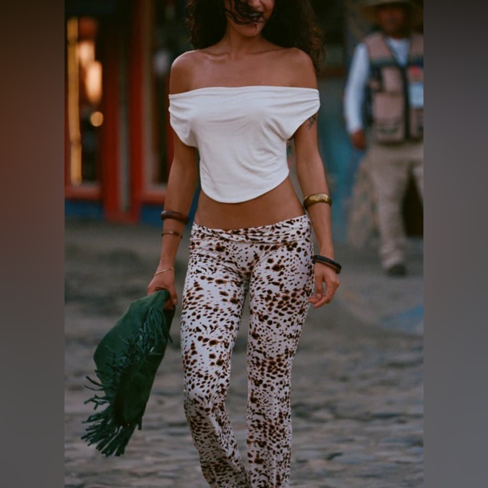 Indah Maha Solid Cowl Neck Vest Top in Ivory